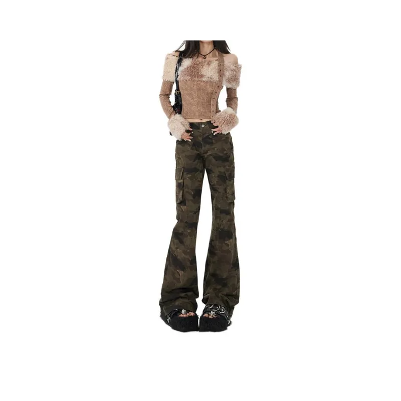 The New Age Family Cargo Pants Women's Camouflage-0