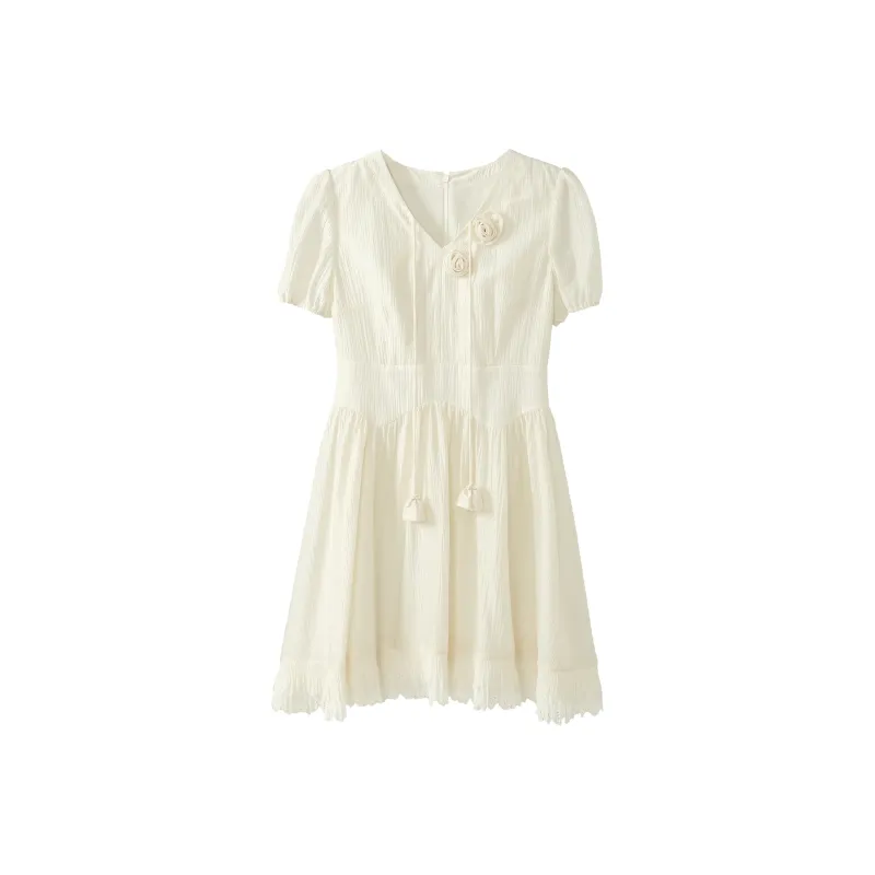 Fstudio Short Sleeved Dresses Women's Apricot-0