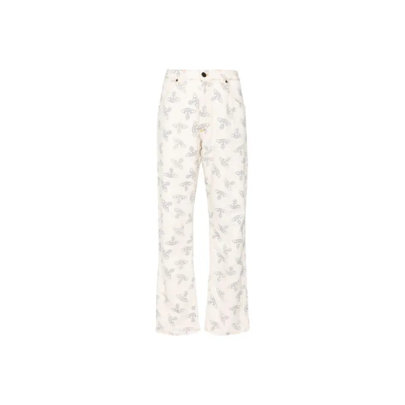 Vivienne Westwood SS24 Jeans Women's Ecru-0