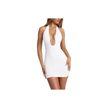 OH POLLY TAVIA Sleeveless Dress Women's White/White