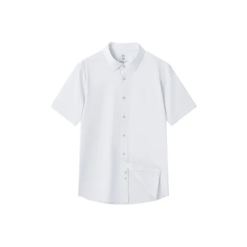 OUDING Shirt Men's European Standard White
