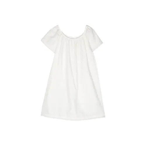 Chloé Short-Sleeved Dresses Kids White