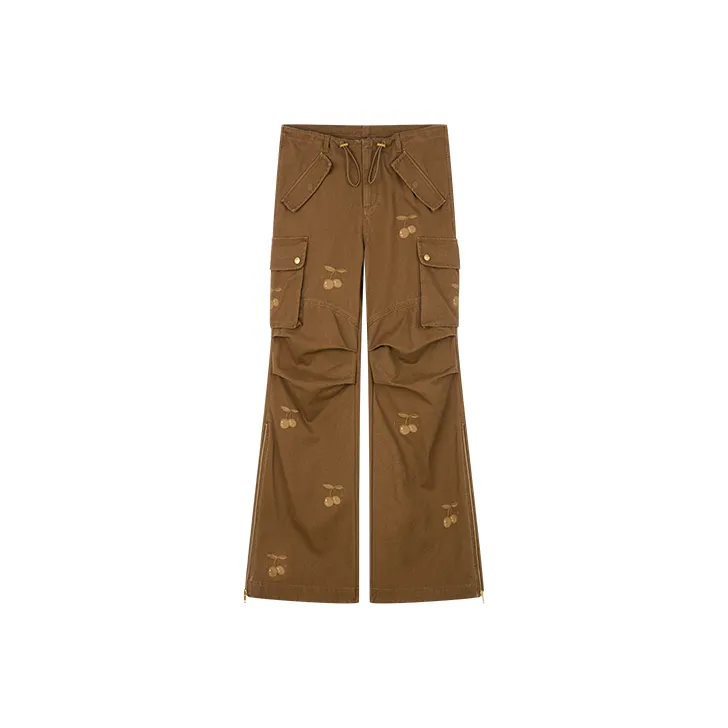 UOOYAA Jeans Women's Brown-0
