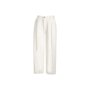 Bottega Veneta Logo Patch Straight Leg Jeans