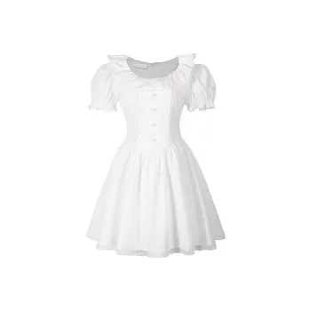 JOSR Short Sleeved Dresses Women's White