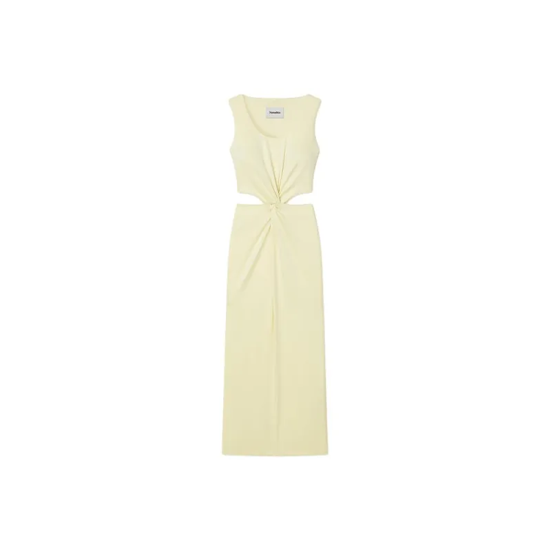 NANUSHKA FW23 LUCCA Sleeveless Dress Women's Luminous Yellow-0