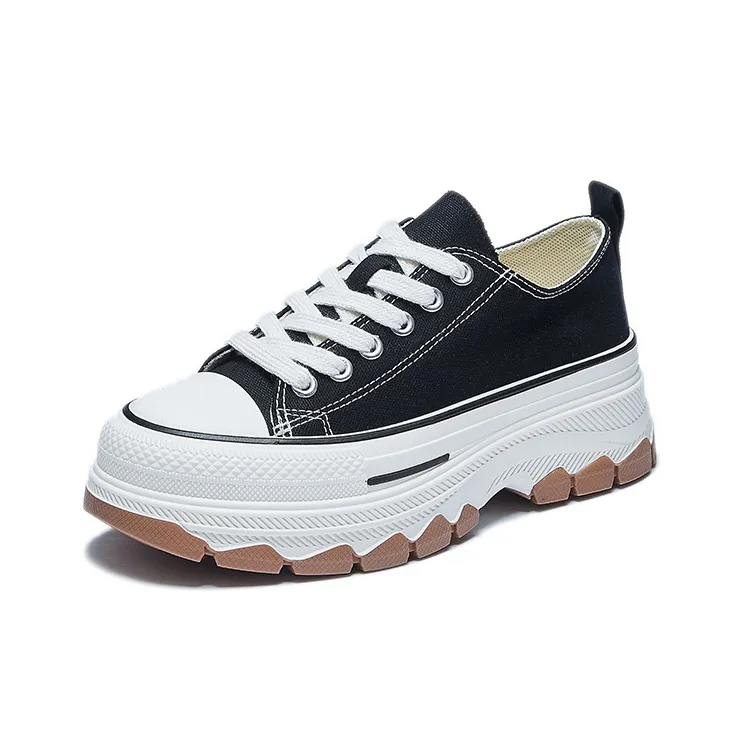 MEXICAN Slip Resistant, Abrasion Resistant, Coverage Height Increasing Low Top Canvas Shoes Women's-0