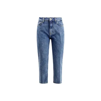 PHILOSOPHY DI LORENZO SERAFINI High-Waist Cropped Slim-Cut Jeans