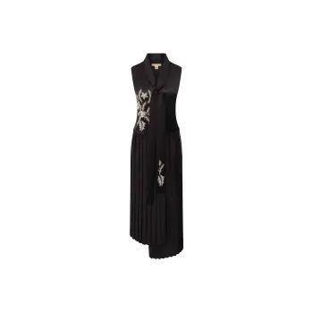 Burberry Sleeveless Dresses Women's Black