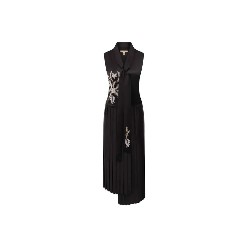 Burberry Sleeveless Dresses Women's Black-0
