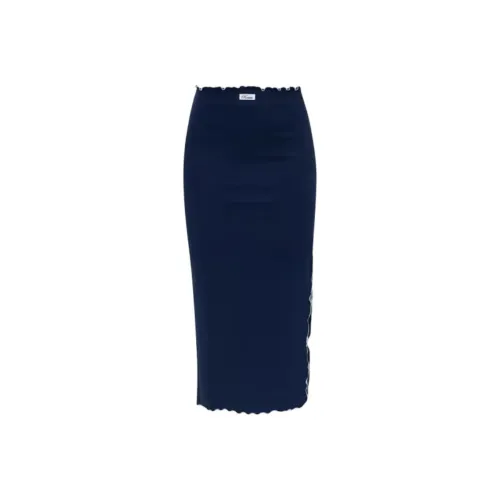Rotate Knit Long Skirt Women's Dark Blue