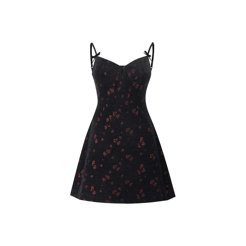 JOSR Slip Dresses Women's Black-0