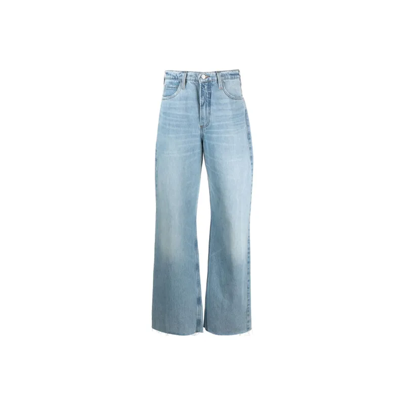 FRAME High-Waisted Wide-Leg Jeans-0