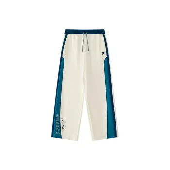 FILA FUSION x PIGALLE Knitted Sweatpants Women's Vanilla White