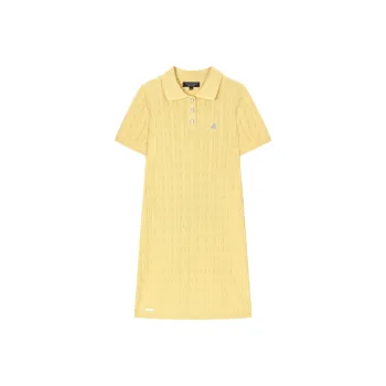 Teenie Weenie Short Sleeved Dress Women's Yellow