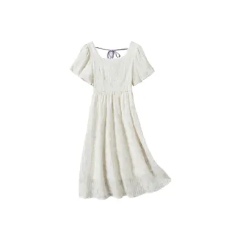 FORTEI Short Sleeved Dresses Women's Light Purple