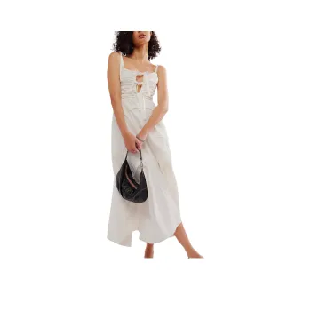 FREE PEOPLE Palma Midi Dress Slip Dresses Women's Optic White/Optical White