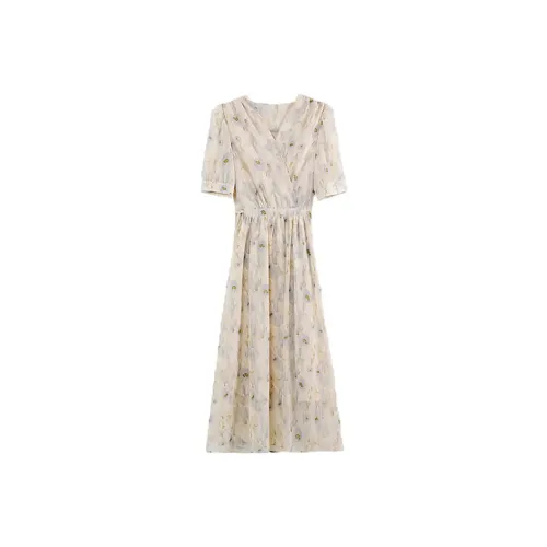 Local Gal Short-Sleeved Dresses Women's Multicolor
