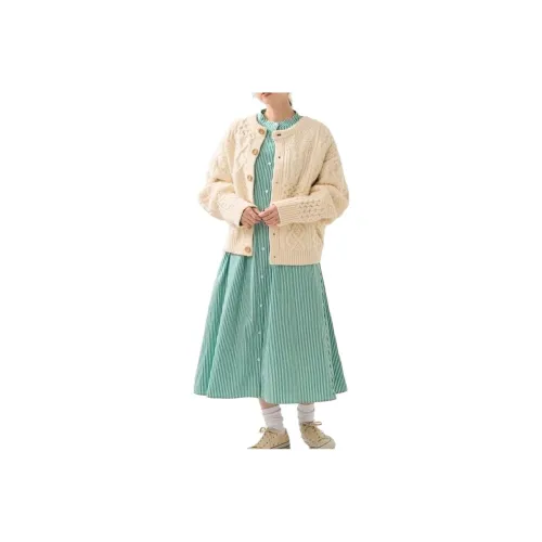 FREAK'S STORE Long Sleeved Dresses Women's Green
