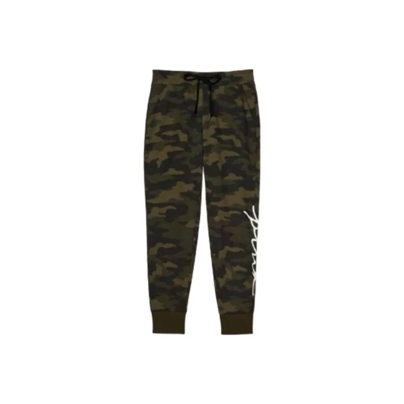 Victoria's Secret PINK Knitted Sports Pants Women's Black Camouflage-0