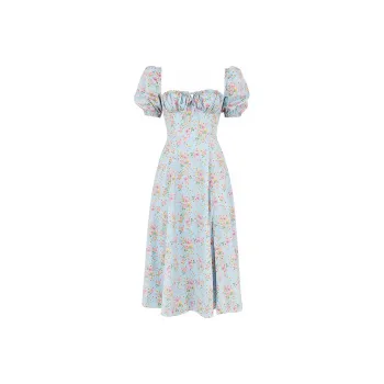 HOUSE OF CB Short Sleeved Dress Women's Blue Pink