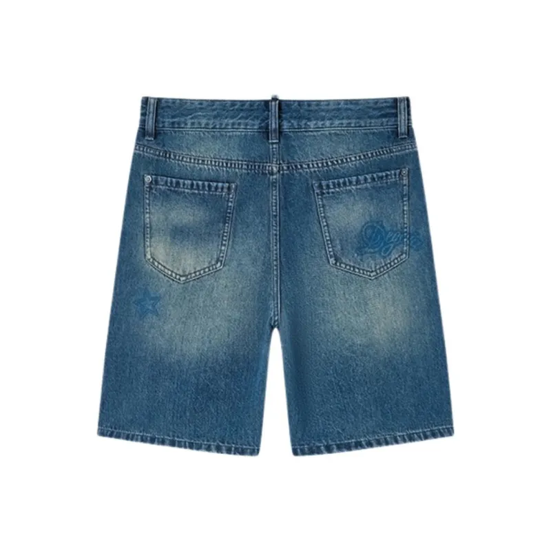 DEGAIA Denim Shorts Men's Light Denim Blue-1