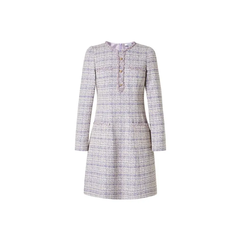 JZ. ANNAKRO Long Sleeved Dresses Women's Blossom Pink Purple-0