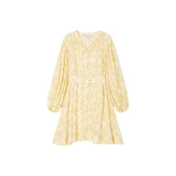 Goodland Long Sleeved Dresses Women's Light Yellow