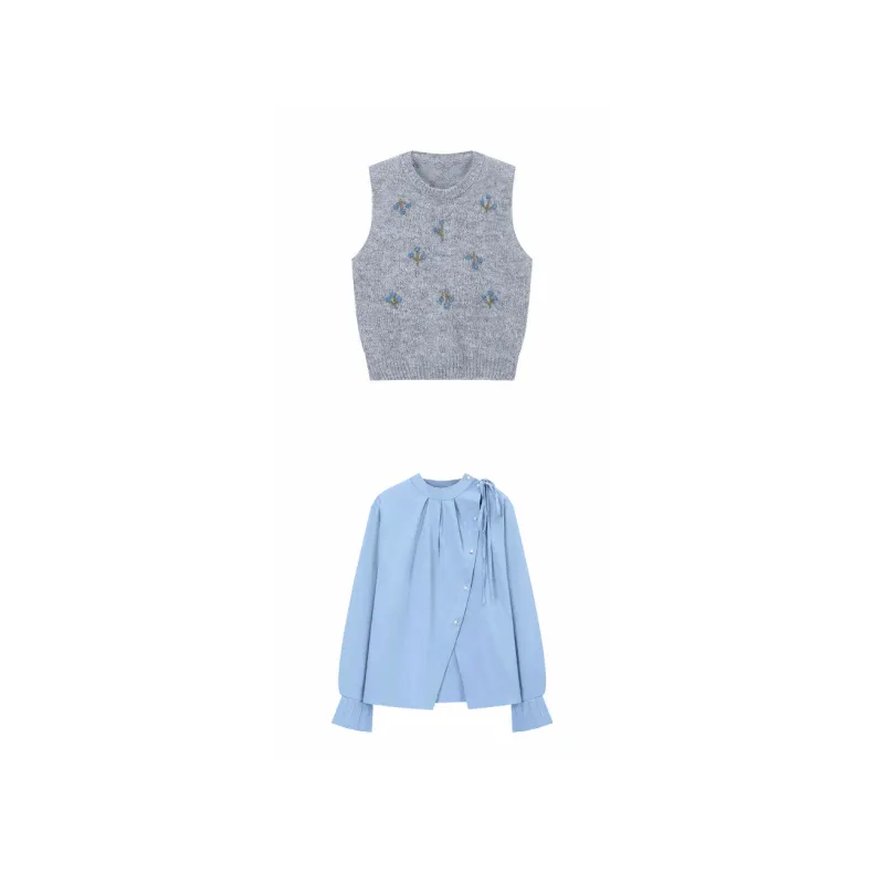 Mlpstudio Shirt Matching Set Women's Blue-0