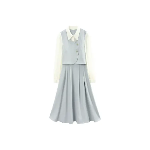 A Paradise For Awakening Long Sleeved Dresses Women's