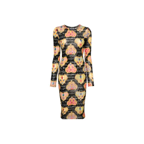 VERSACE JEANS Couture print Bodycon Minidress