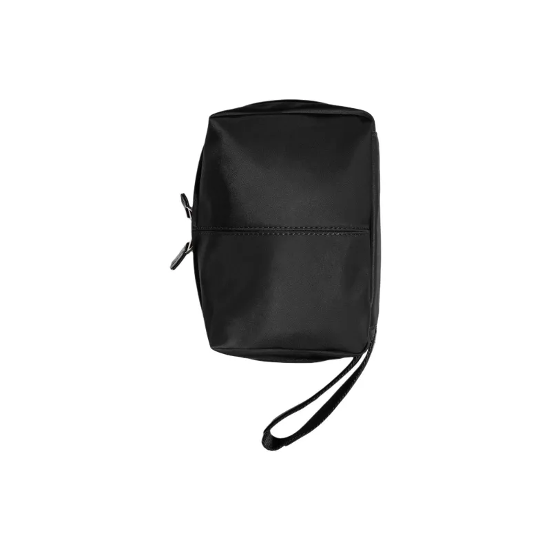 ZARA Polyamide Toiletry Clutch Makeup Bag Men's Black-2