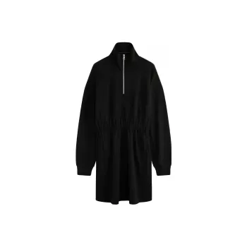 Calvin Klein Long-Sleeved Dresses Women's Space Black