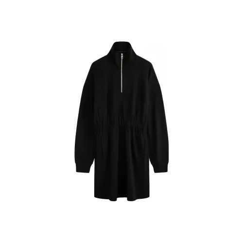 Calvin Klein Long Sleeved Dresses Women's Space Black