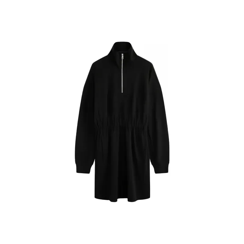 Calvin Klein Long Sleeved Dresses Women's Space Black-0