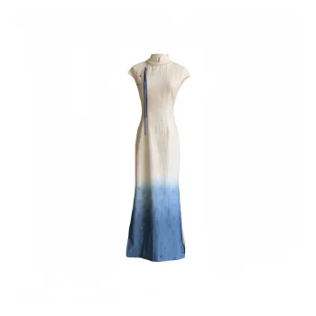 SONDR Short Sleeved Dress Women's Gradient Blue