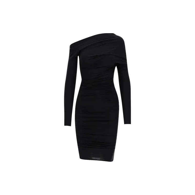 Balenciaga Twisted Midi Dress-0