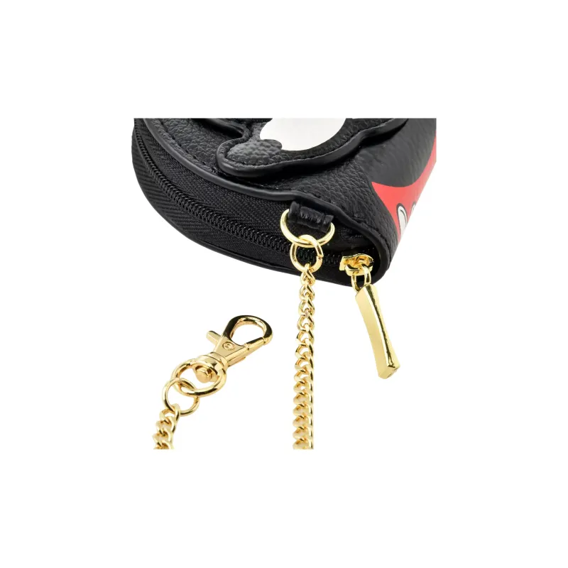 Disney Synthetic Leather Coin Purse Unisex Black-3