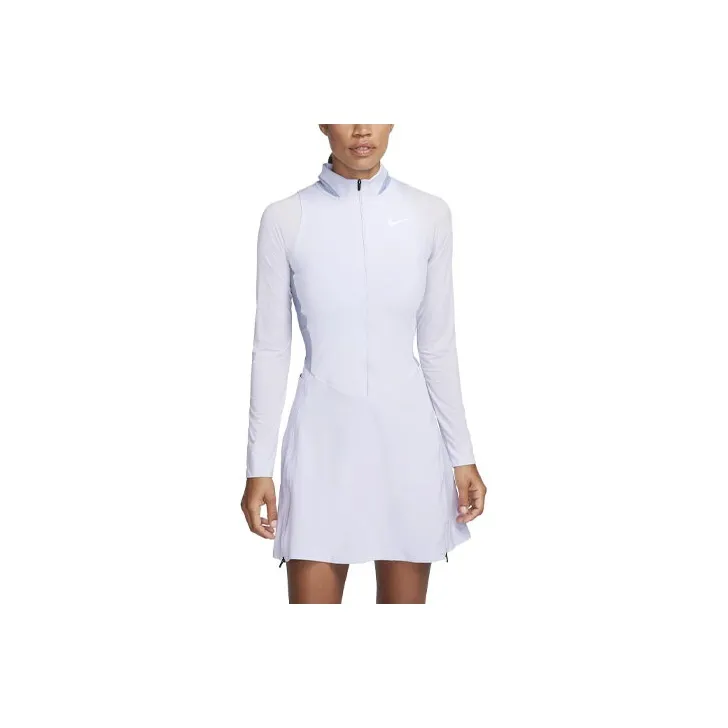 Nike Long-Sleeved Dresses Women's Oxygen Purple-0
