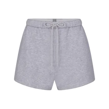 SKIMS COTTON FLEECE CLASSIC SHORT Casual Shorts Women's Heather Grey/Stone Heather
