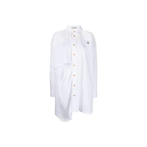Vivienne Westwood Long-Sleeved Dresses Women's White