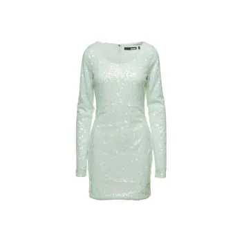 Rotate Sequins Long Sleeved Mini Dress