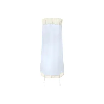 OFF-WHITE Ruffle-trim Bandeau Midi Dress