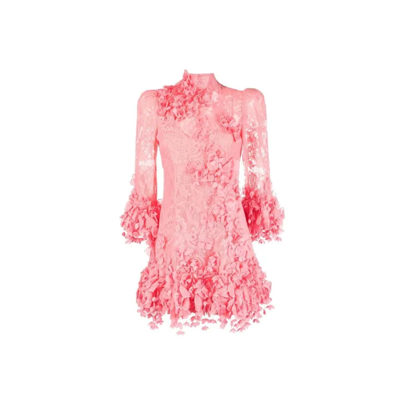 Zimmermann SS23 Long Sleeved Dresses Women's Pink-0