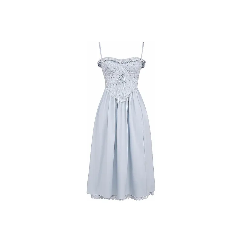 HOUSE OF CB SS23 Jaime Collection Slip Dresses Women's Pink Blue-4