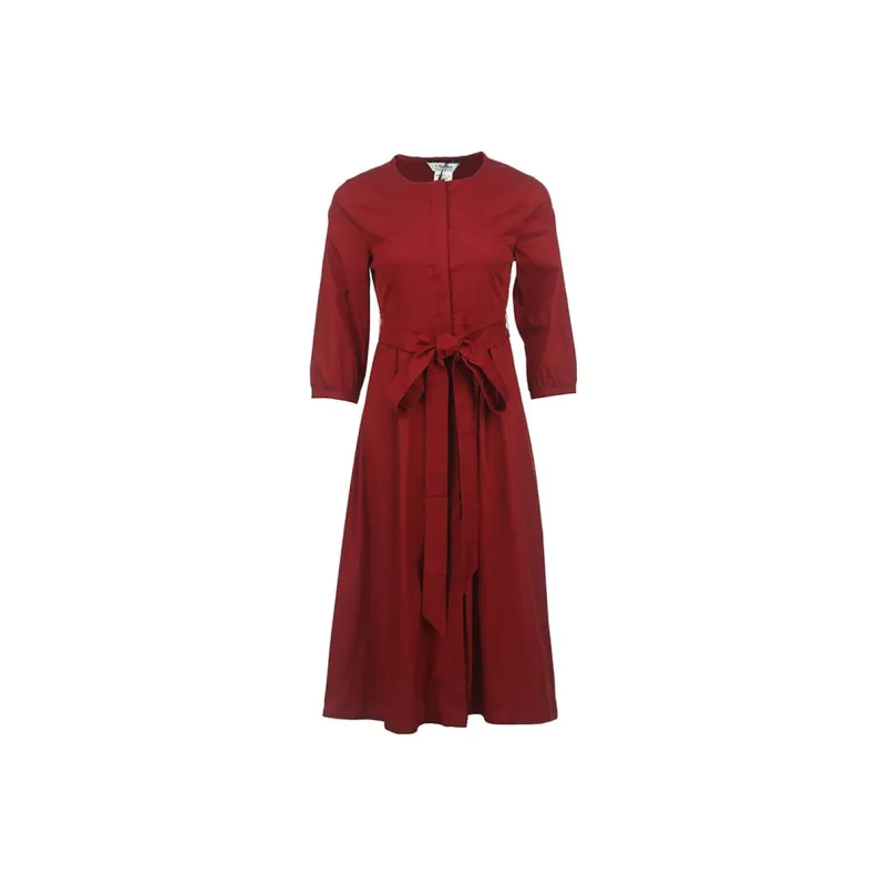 'S MAX MARA Long Sleeved Dress Women's Red-0
