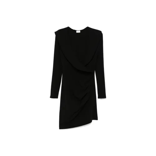 Magda Butrym Sculptural Long Sleeved Dress