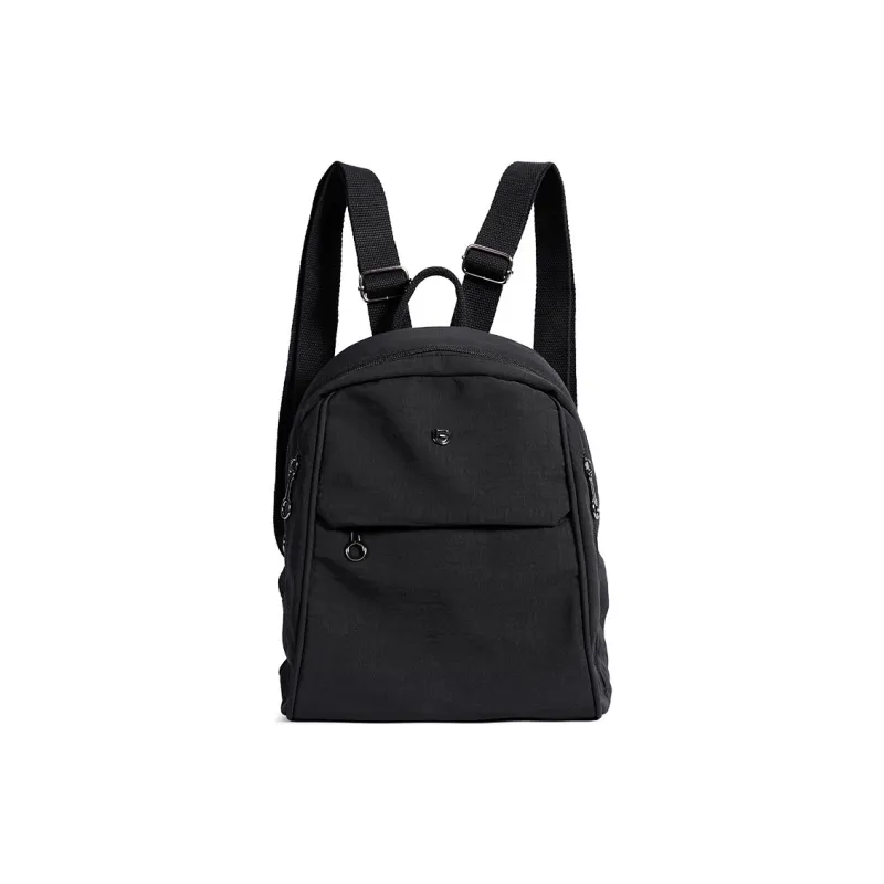 Dubaolu Fabric Backpack Medium Size Women's Black/Light Camel/Gray-1