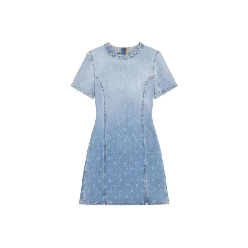 Givenchy Ombré effect Denim Minidress-0