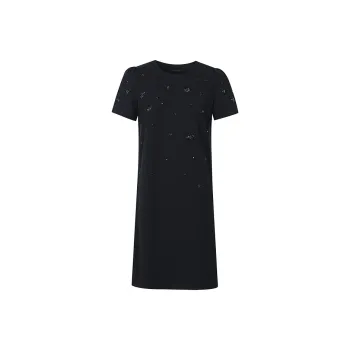Firststation Short Sleeved Dresses Women's Black